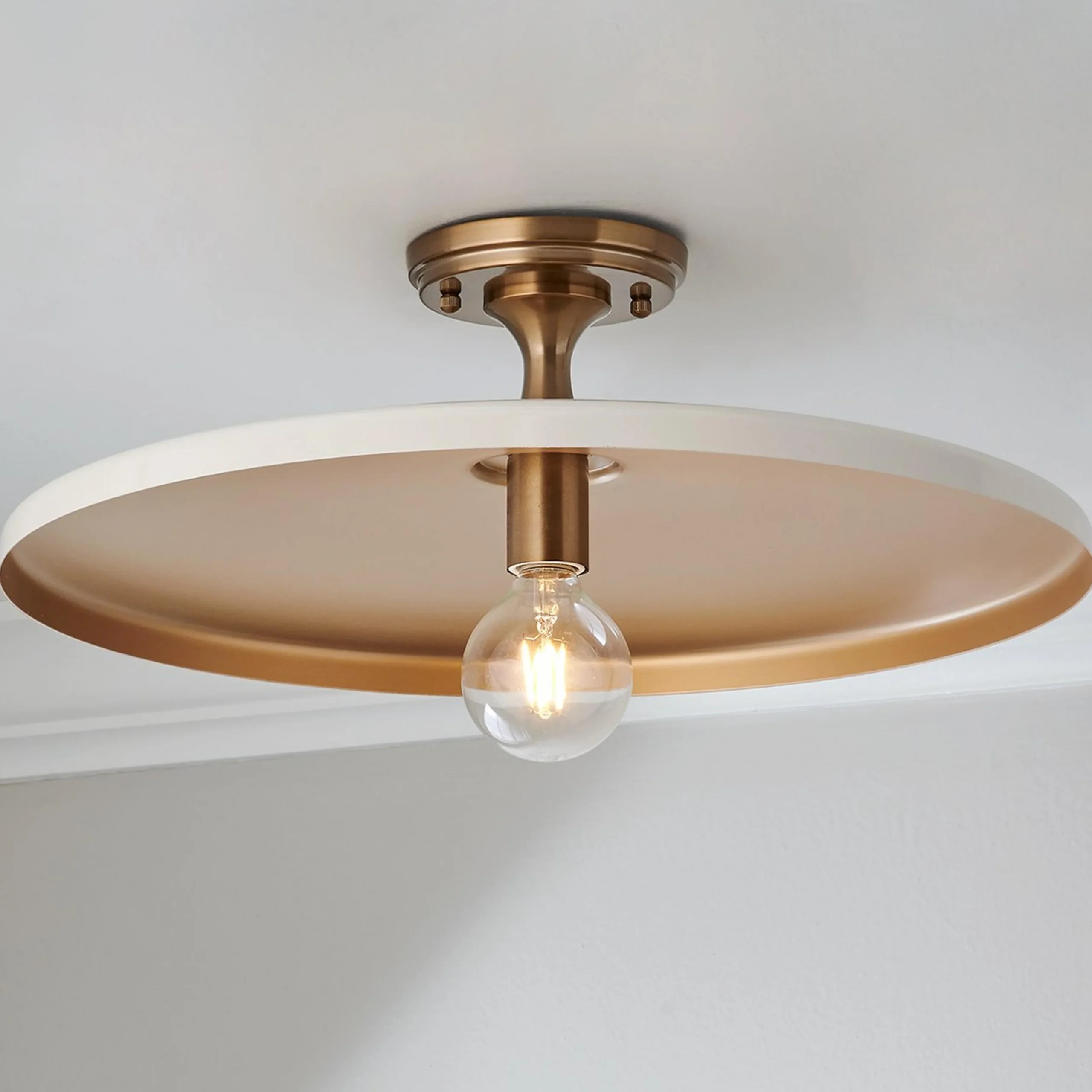 Chris Loves Julia Victor Semi-Flush Ceiling Light