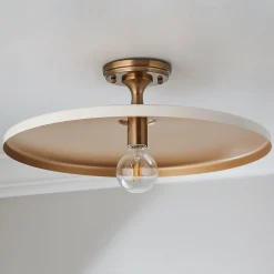 Chris Loves Julia Victor Semi-Flush Ceiling Light