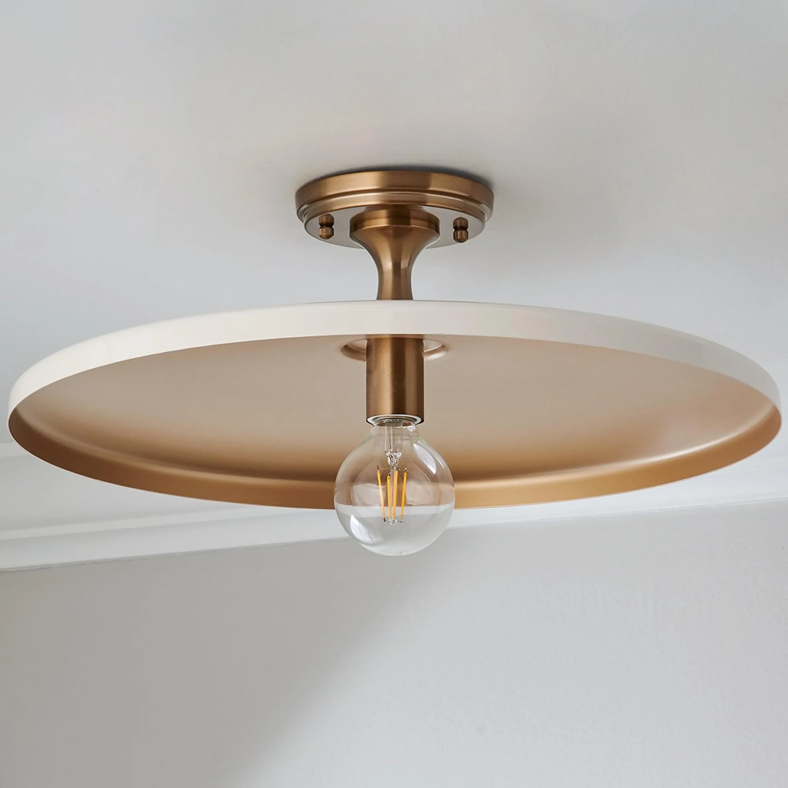Chris Loves Julia Victor Semi-Flush Ceiling Light
