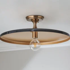 Chris Loves Julia Victor Semi-Flush Ceiling Light