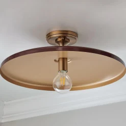 Chris Loves Julia Victor Semi-Flush Ceiling Light