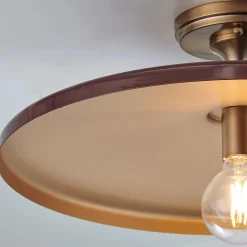 Chris Loves Julia Victor Semi-Flush Ceiling Light