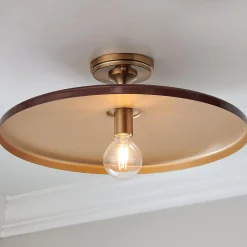 Chris Loves Julia Victor Semi-Flush Ceiling Light