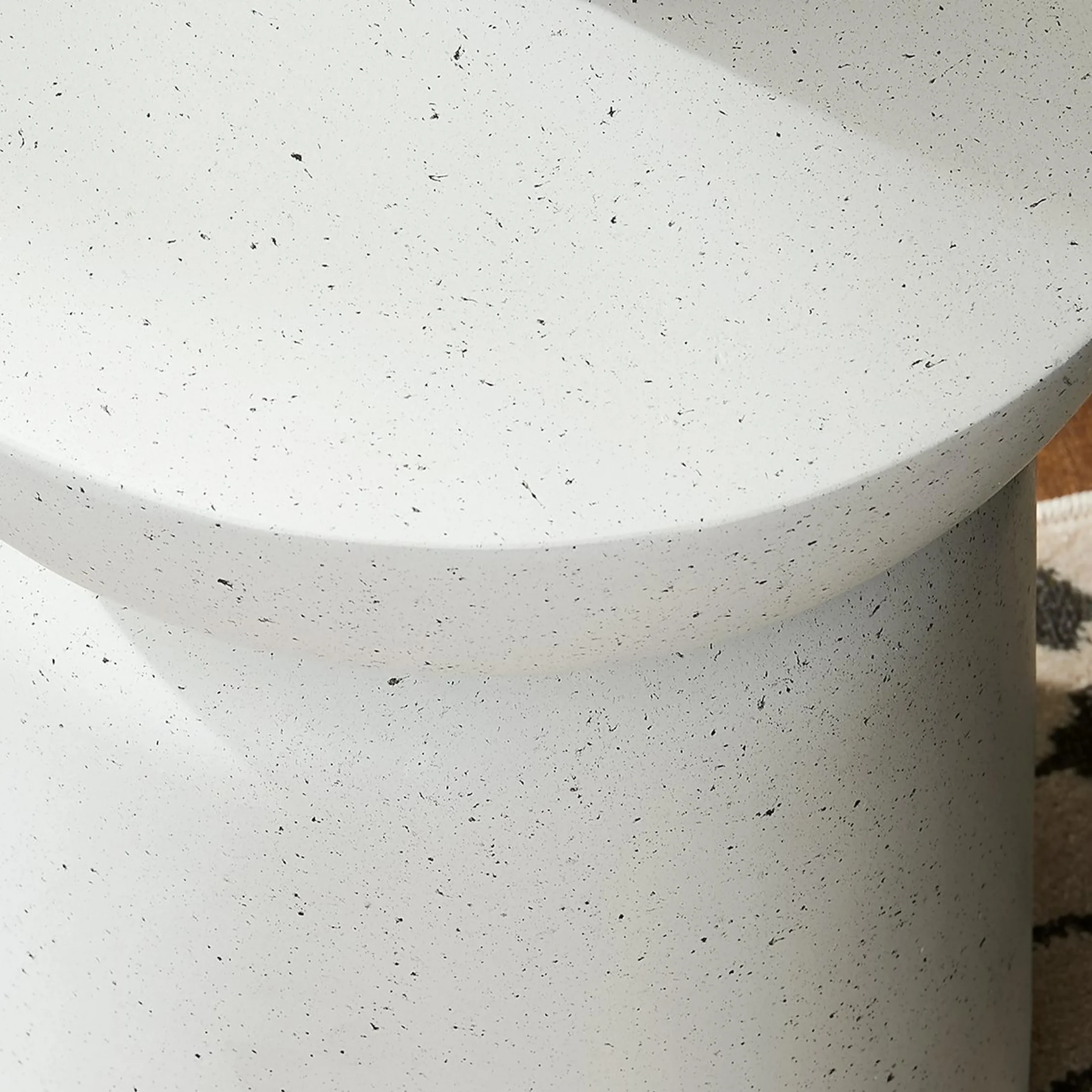 Cinched Terrazzo End Table