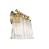 Cinematheque Ribbed Glass Vanity Light - 4 Light