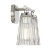 Cinematheque Ribbed Glass Vanity Light - 2 Light