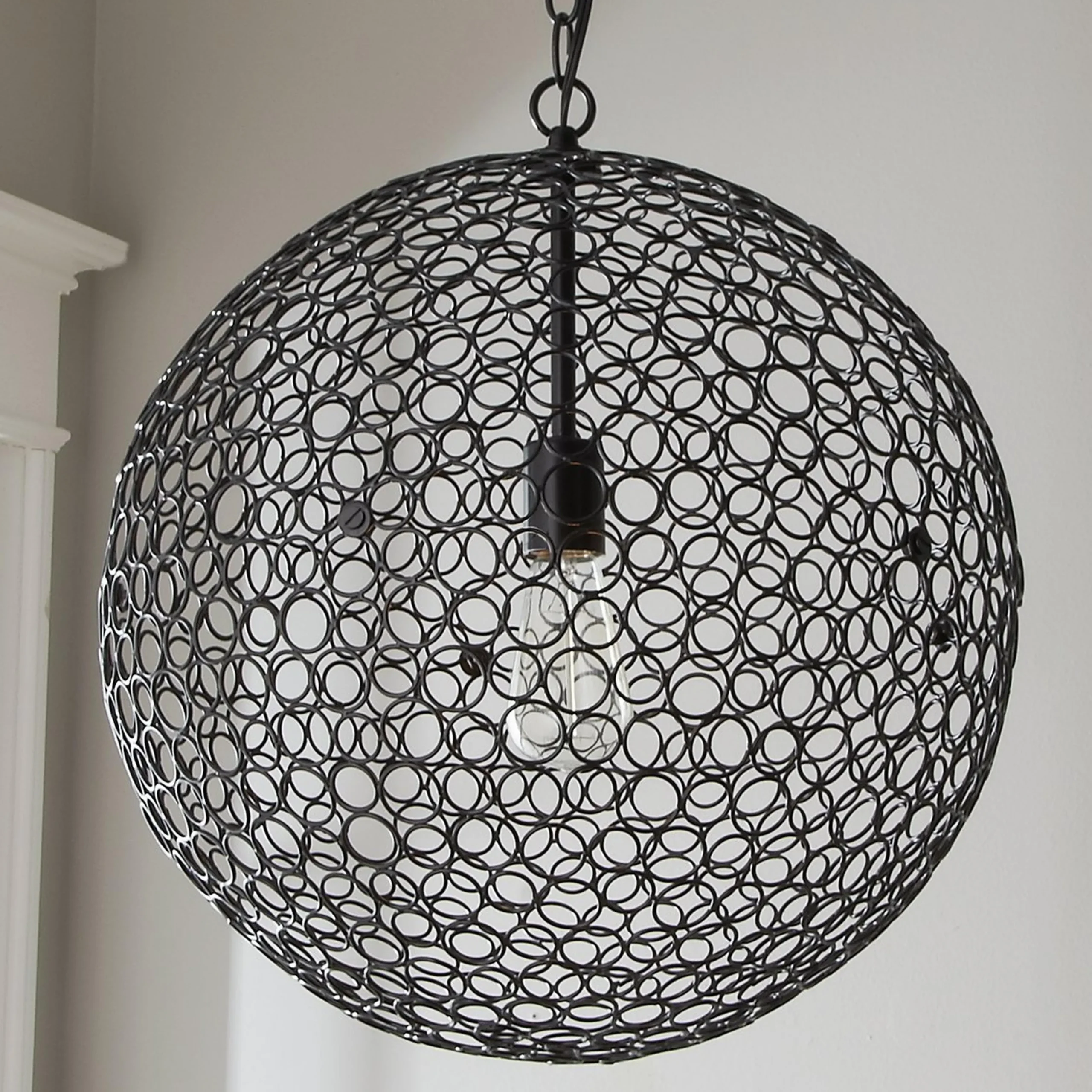 Circles Sphere Pendant - Large