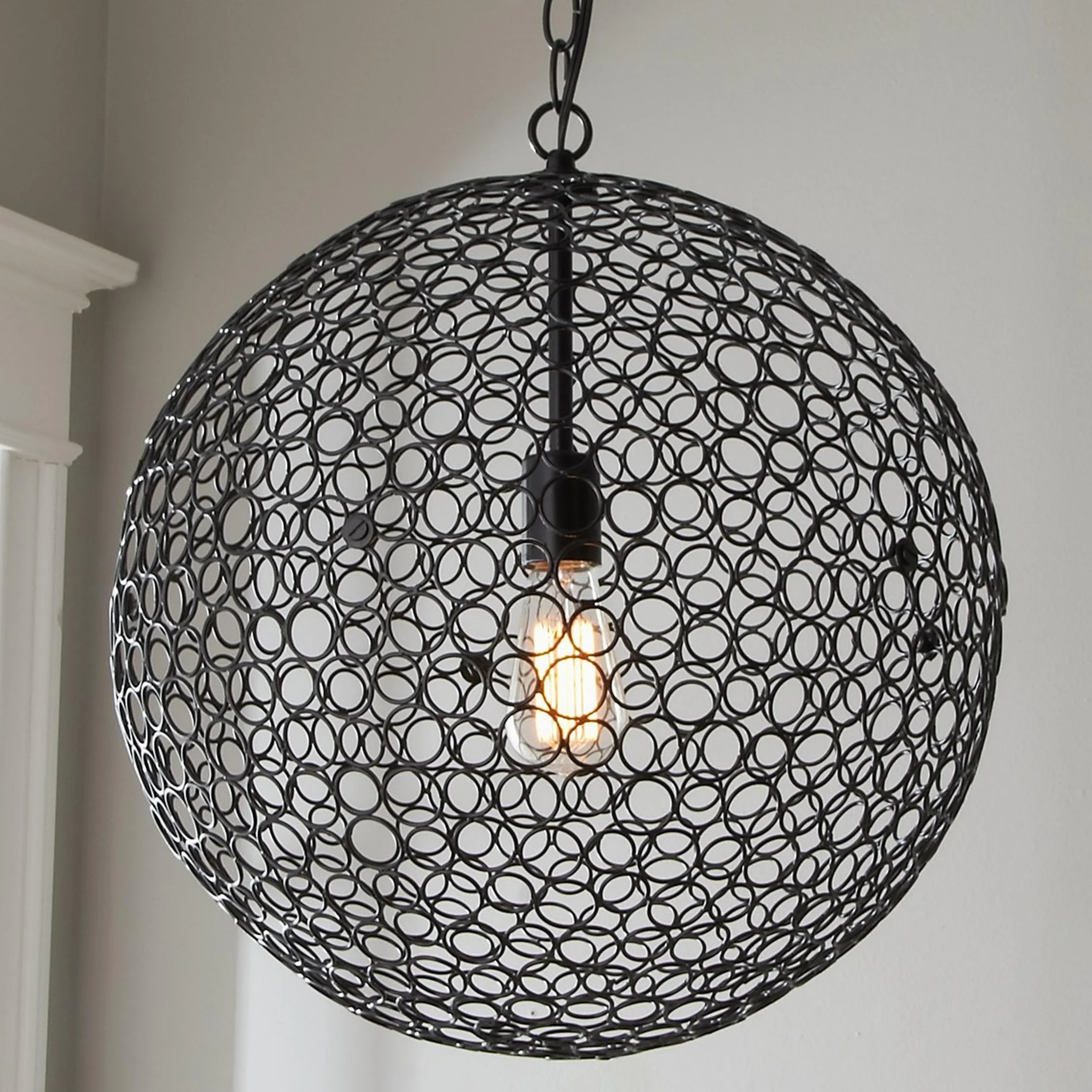 Circles Sphere Pendant - Large