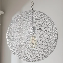 Circles Sphere Pendant - Medium