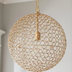Circles Sphere Pendant - Medium