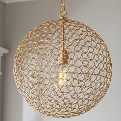 Circles Sphere Pendant - Medium