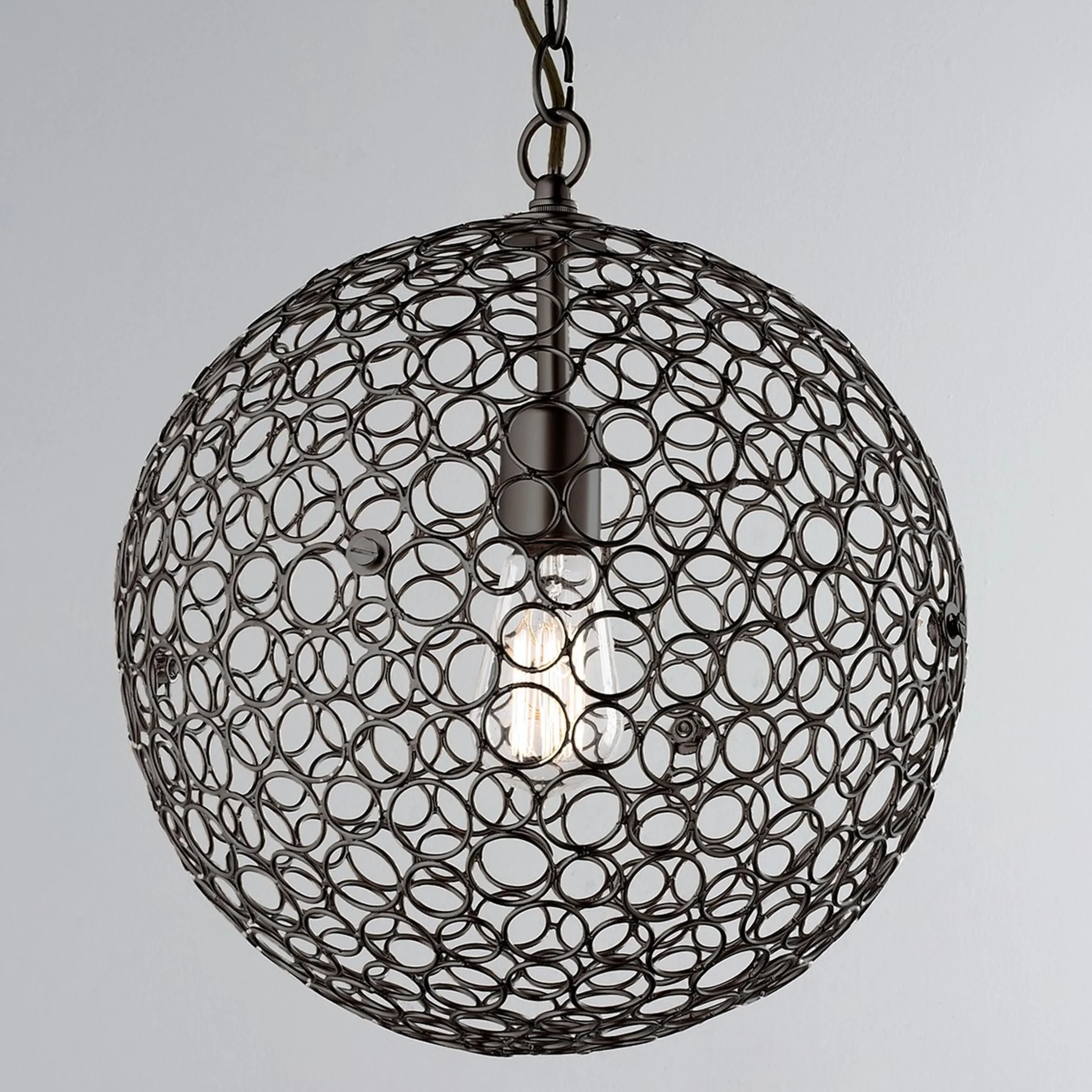Circles Sphere Pendant - Small
