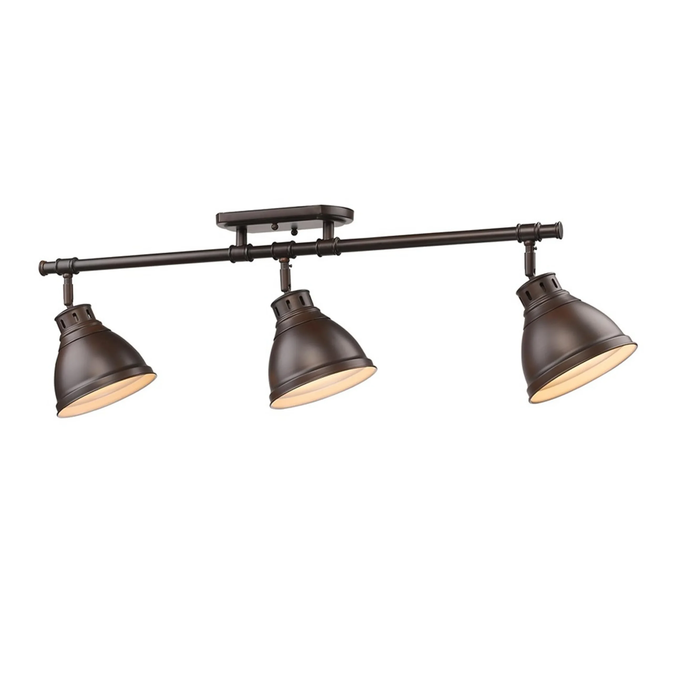 Classic Dome Shade Metal Track Light