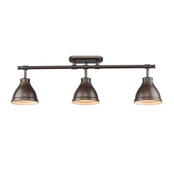 Classic Dome Shade Metal Track Light