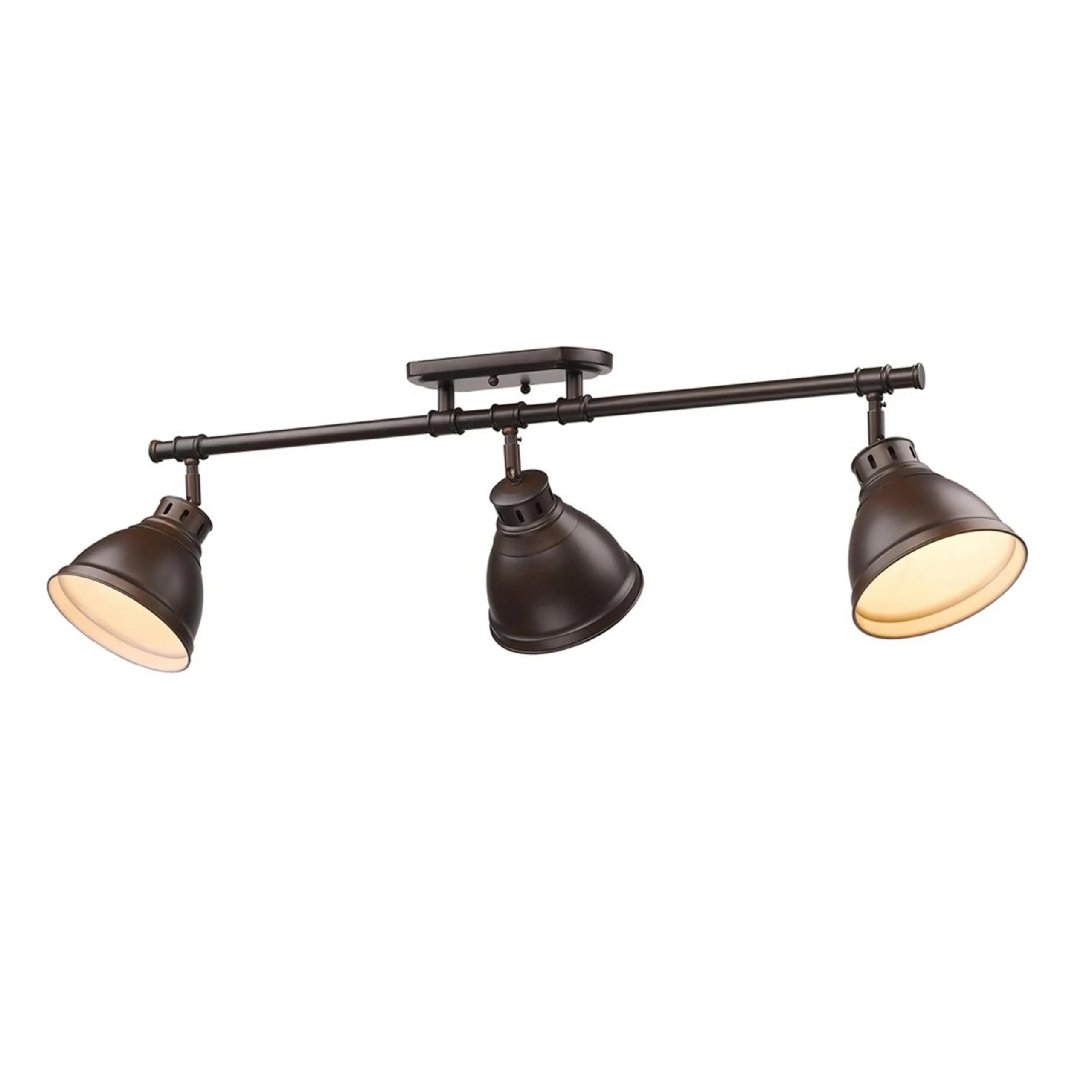 Classic Dome Shade Metal Track Light