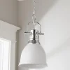 Classic Dome Shade Pendant Light with Chain - Small