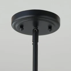 Classic Dome Shade Pendant Light with Rod - Large