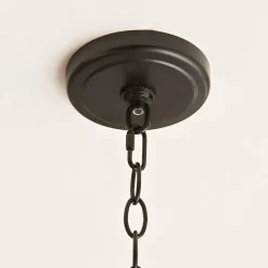 Classic Dome Shade Pendant Light with Chain - Large