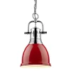 Classic Dome Shade Pendant Light with Chain - Small