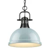 Classic Dome Shade Pendant Light with Chain - Large