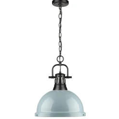 Classic Dome Shade Pendant Light with Chain - Large