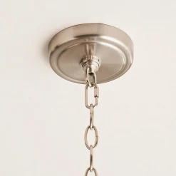 Classic Dome Shade Pendant Light with Chain - Large