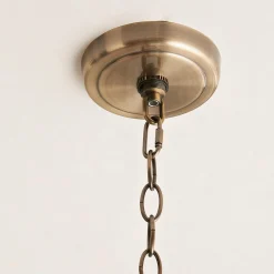Classic Dome Shade Pendant Light with Chain - Large