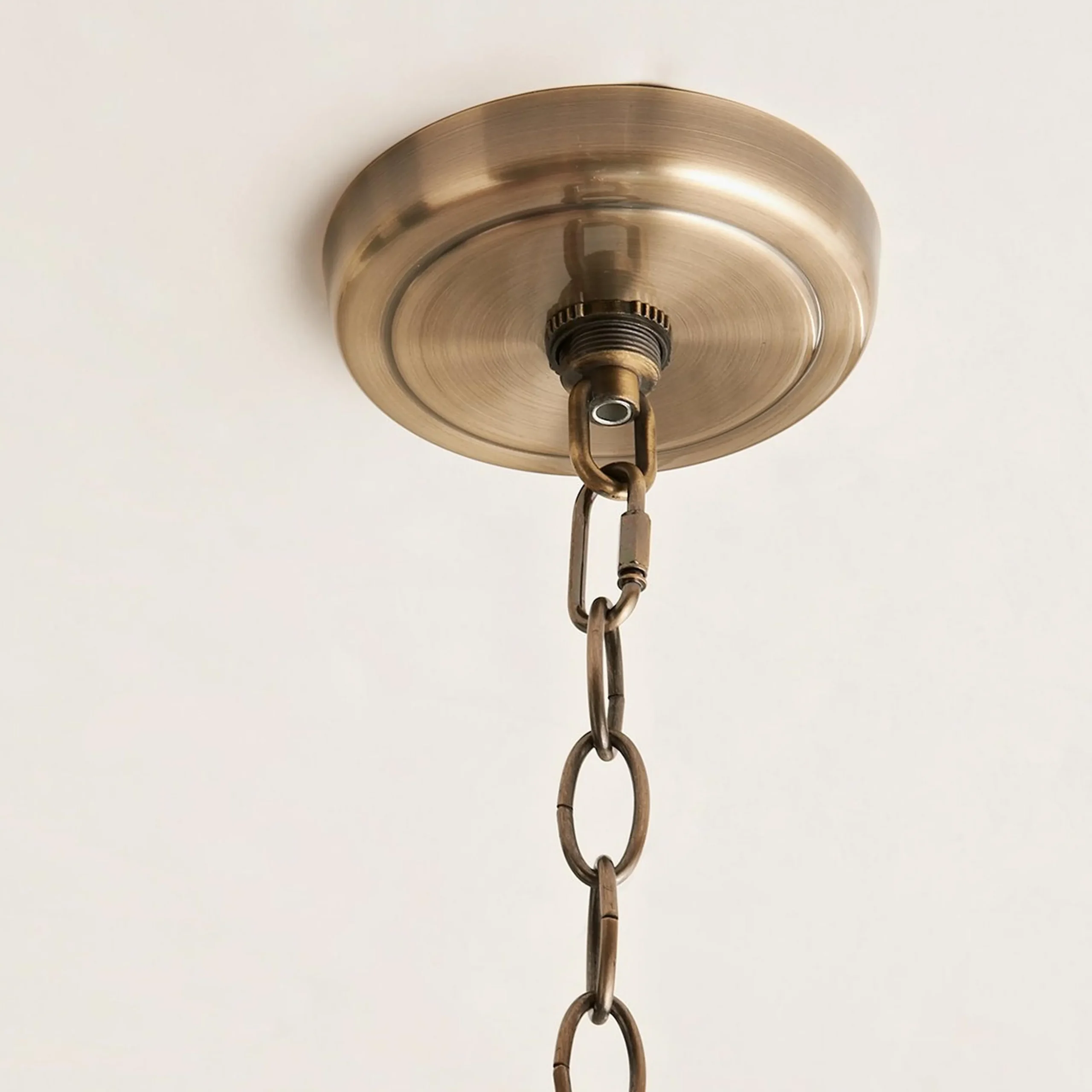 Classic Dome Shade Pendant Light with Chain - Large