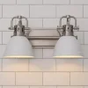 Classic Dome Shade Vanity Light - 2 Light