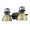Classic Dome Shade Vanity Light - 2 Light
