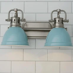 Classic Dome Shade Vanity Light - 2 Light