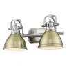Classic Dome Shade Vanity Light - 2 Light