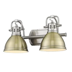 Classic Dome Shade Vanity Light - 2 Light