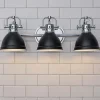 Classic Dome Shade Vanity Light - 3 Light