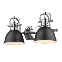 Classic Dome Shade Vanity Light - 2 Light