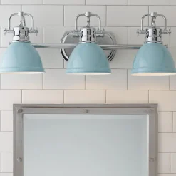 Classic Dome Shade Vanity Light - 3 Light