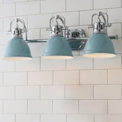 Classic Dome Shade Vanity Light - 3 Light