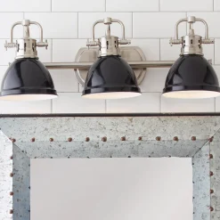 Classic Dome Shade Vanity Light - 3 Light