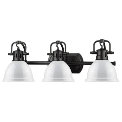 Classic Dome Shade Vanity Light - 3 Light
