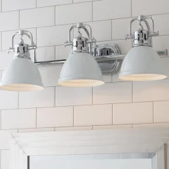 Classic Dome Shade Vanity Light - 3 Light