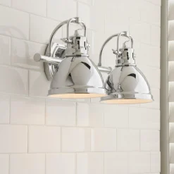 Classic Dome Shade Vanity Light - 2 Light