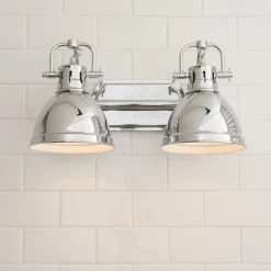 Classic Dome Shade Vanity Light - 2 Light