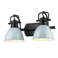 Classic Dome Shade Vanity Light - 2 Light