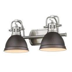 Classic Dome Shade Vanity Light - 2 Light