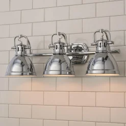 Classic Dome Shade Vanity Light - 3 Light