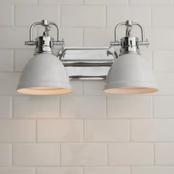Classic Dome Shade Vanity Light - 2 Light
