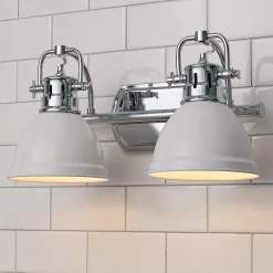 Classic Dome Shade Vanity Light - 2 Light