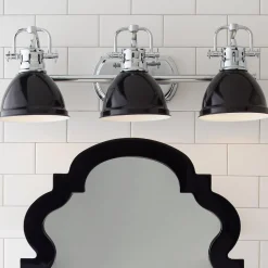 Classic Dome Shade Vanity Light - 3 Light