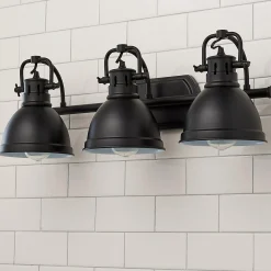 Classic Dome Shade Vanity Light - 3 Light