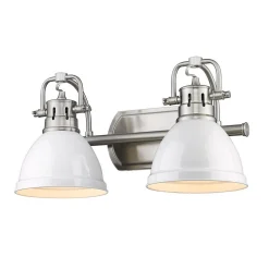 Classic Dome Shade Vanity Light - 2 Light